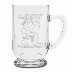 Disney Arribas Glass Mug - Grumpy - Personalizable - 16oz