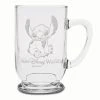 Disney Arribas Glass Mug - Stitch - Personalizable - 16oz