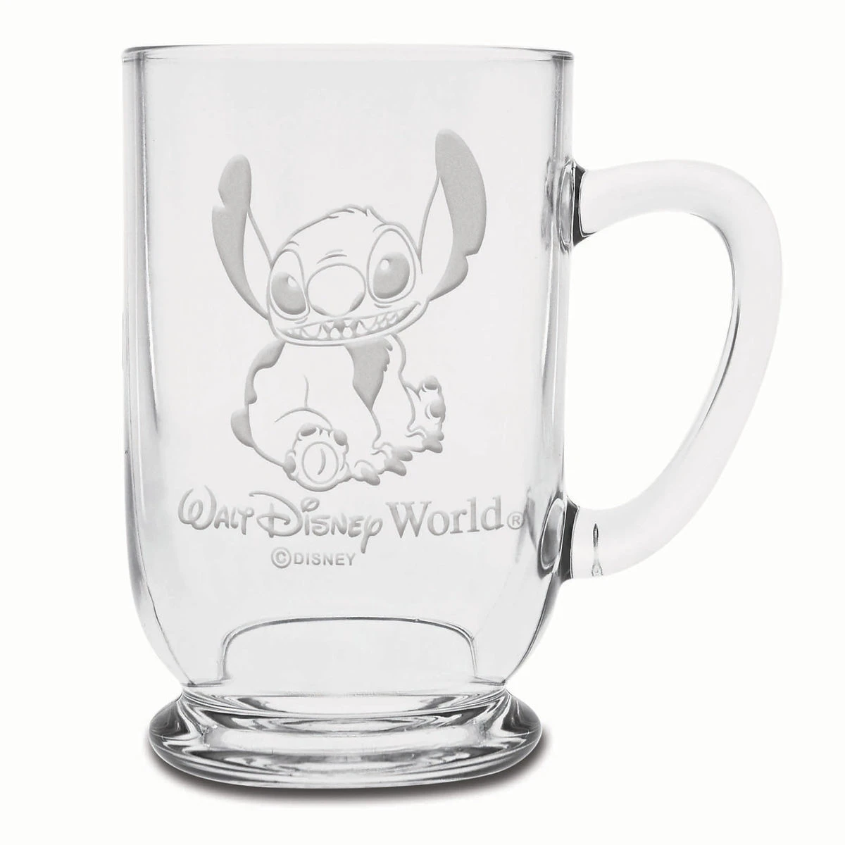Disney Arribas Glass Mug - Stitch - Personalizable - 16oz 1 Disney Arribas Glass Mug - Stitch - Personalizable - 16oz