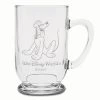 Disney Arribas Glass Mug - Pluto - Personalizable - 16oz