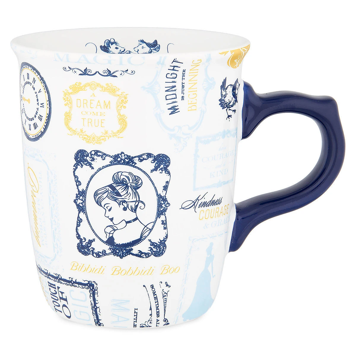 Disney Coffee Mug - Cinderella Text Pattern 1 Disney Coffee Mug - Cinderella Text Pattern