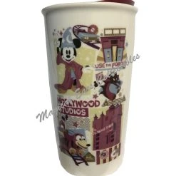 Disney Travel Tumbler - Starbucks - Hollywood Studios Park Icons