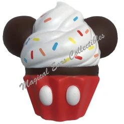 Disney Magnet - Mickey Mouse Cupcake With Sprinkles - Large