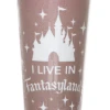 Disney Travel Tumbler - I Live In Fantasyland - Briar Rose Gold