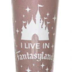 Disney Travel Tumbler - I Live In Fantasyland - Briar Rose Gold