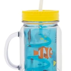 Disney Tumbler With Straw - Dory Mason Jar