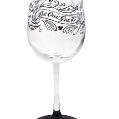 Disney Wine Glass - Be Our Guest - Stemmed