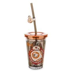 Disney Tumbler With Straw - BB-8 - Star Wars The Force Awakens