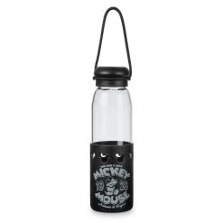 Disney Water Bottle - Mickey Mouse Glass With Grip