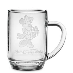 Disney Arribas Glass Mug - Minnie Mouse - Personalizable - Large