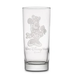 Disney Arribas Glass Tumbler - Minnie Mouse - Personalizable
