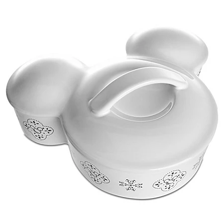Disney Casserole Dish - Gourmet Mickey Mouse Icon - Black And White 1 Disney Casserole Dish - Gourmet Mickey Mouse Icon - Black And White