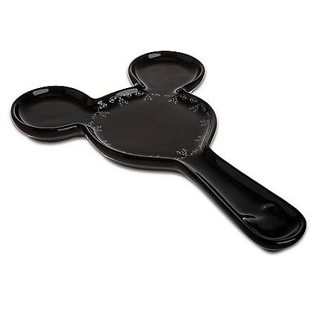 Disney Spoon Rest - Gourmet Mickey Mouse Icon - Black 1 Disney Spoon Rest - Gourmet Mickey Mouse Icon - Black