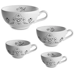 Disney Measuring Cup Set - Gourmet Mickey Mouse Icon -- Black And White