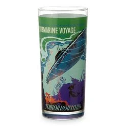 Disney Glass Tumbler - Space Mountain/Submarine Voyage - Tall