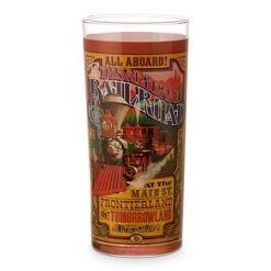 Disney Glass Tumbler - Disneyland/Big Thunder Mountain Railroad - Tall