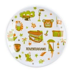 Disney Dessert Plate - Magic Kingdom - Adventureland Plate - 7''