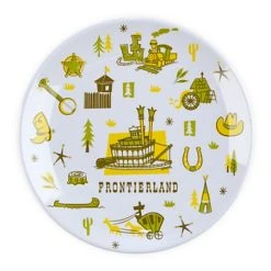 Disney Dessert Plate - Magic Kingdom - Frontierland Plate - 7''