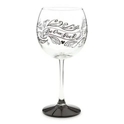 Disney Goblet Glass - Be Our Guest - Stemmed - 18oz