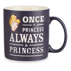 Disney Coffee Mug - Cinderella - Once A Princess Always A Princess