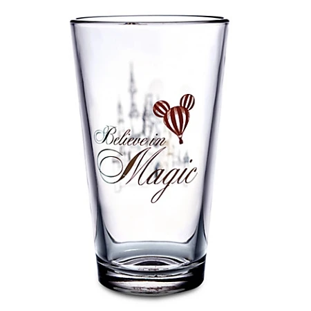 Disney Pint Glass - Believe In Magic - Castle 1 Disney Pint Glass - Believe In Magic - Castle