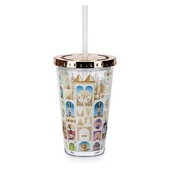 Disney Tumbler With Straw - It's A Small World - The Happiest Cruise
