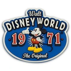 Disney Magnet - Walt Disney World 1971 - The Original PVC