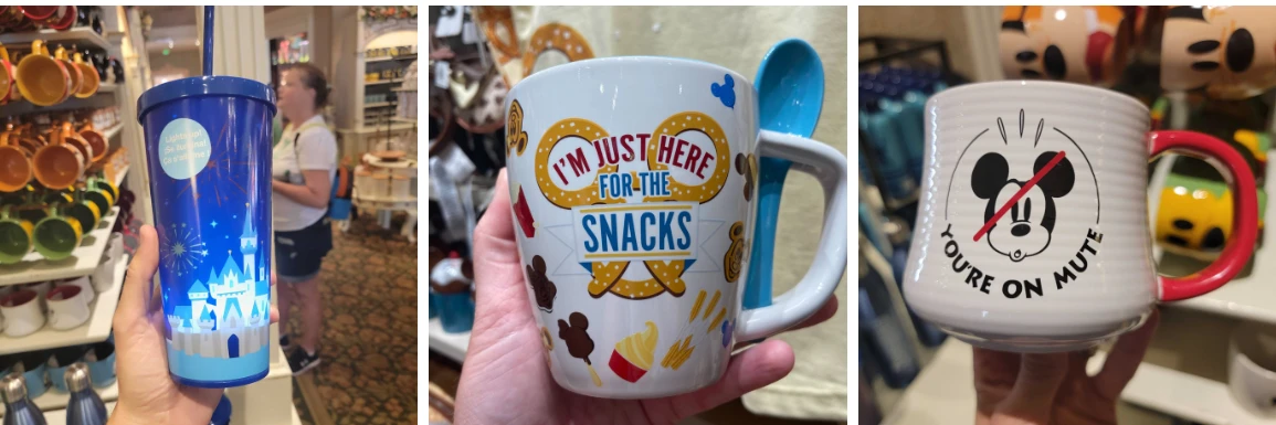 Disney mugs-shop -Disney mugs-shop alice in wonderland mr. toad woody sleeping beauty castle snacks youre on mute mug 副本