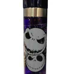 Disney Water Bottle - Jack Skellington - Jack Faces - Purple