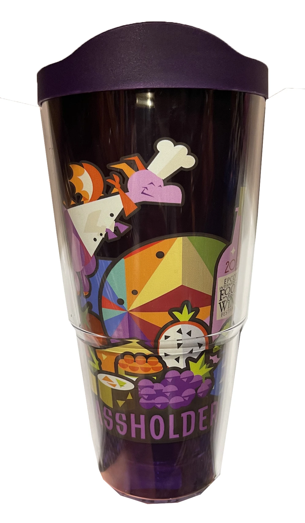 Disney Tervis Tumbler - 2021 Epcot Food & Wine - Figment 1 Disney Tervis Tumbler - 2021 Epcot Food & Wine - Figment