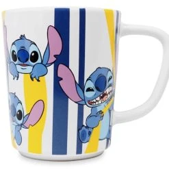 Disney Coffee Mug - Stitch Striped