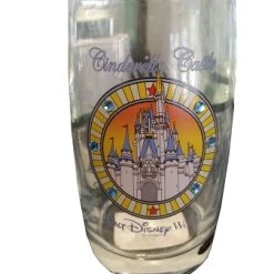 Disney Arribas Juice Glass - Cinderella Castle - Jeweled
