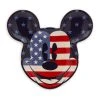 Disney Trinket Tray - Mickey Mouse Americana - Red White And Blue