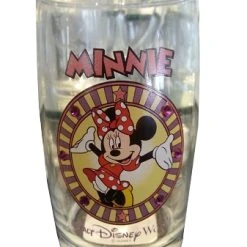 Disney Arribas Juice Glass - Minnie Mouse - Jeweled