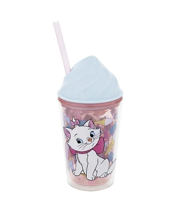 Disney Tumbler With Straw - Marie Cat - Aristocats 1 Disney Tumbler With Straw - Marie Cat - Aristocats