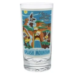 Disney Tumbler Glass - Attraction Poster - Splash Mountain