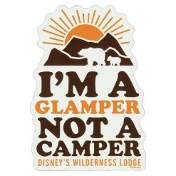 Disney Magnet - Disney's Wilderness Lodge Resort - I'm A Glamper