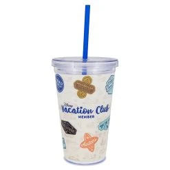 Disney Tumbler With Straw - Disney Vacation Club - Resorts