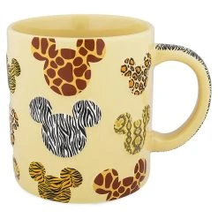 Disney Coffee Mug - Mickey Mouse Icon Animal Print