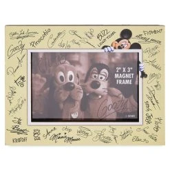 Disney Photo Frame Magnet - Mickey Mouse Signatures