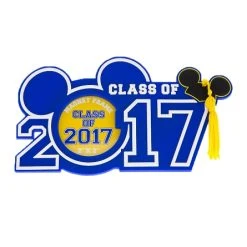 Disney Photo Frame Magnet - 2017 Graduation - Class Of 2017