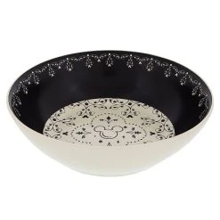 Disney Bowl - Mickey Mouse Icons - Black And Cream