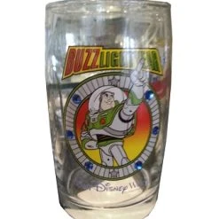 Disney Arribas Juice Glass - Buzz Lightyear - Jeweled