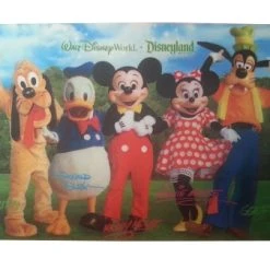 Disney Placemat - Fab 5 Mickey And Pals - Lenticular