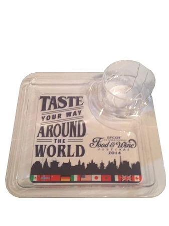 Disney Appetizer Plate - Epcot - Food And Wine Festival 2014 1 Disney Appetizer Plate - Epcot - Food And Wine Festival 2014