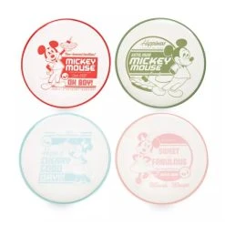 Disney Cake Plate Set - Mickey And Minnie Mouse Retro