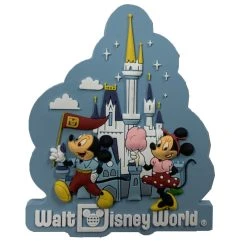 Disney Magnet - Disney Park Life - Mickey And Minnie - Rubber