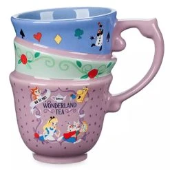 Disney Coffee Mug - Alice In Wonderland - Triple Stacked