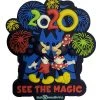 Disney Magnet - 2020 Mickey And Minnie Mouse - Rubber