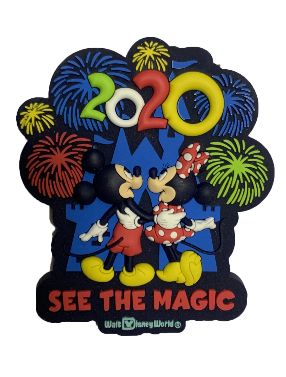 Disney Magnet - 2020 Mickey And Minnie Mouse - Rubber 1 Disney Magnet - 2020 Mickey And Minnie Mouse - Rubber